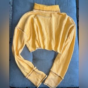 Urban Outfitters Orange Cowl Neck Sweater